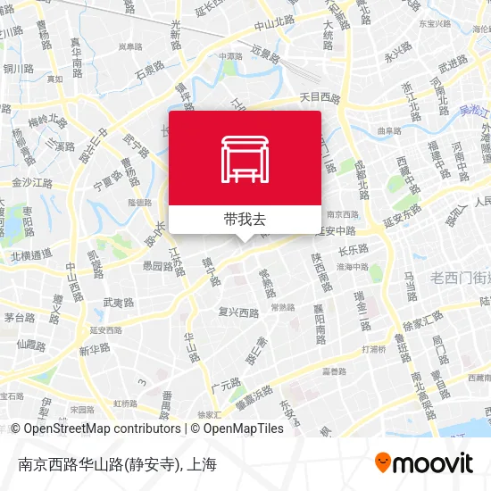 南京西路华山路(静安寺)地图