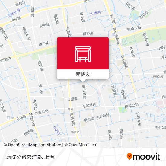 康沈公路秀浦路地图