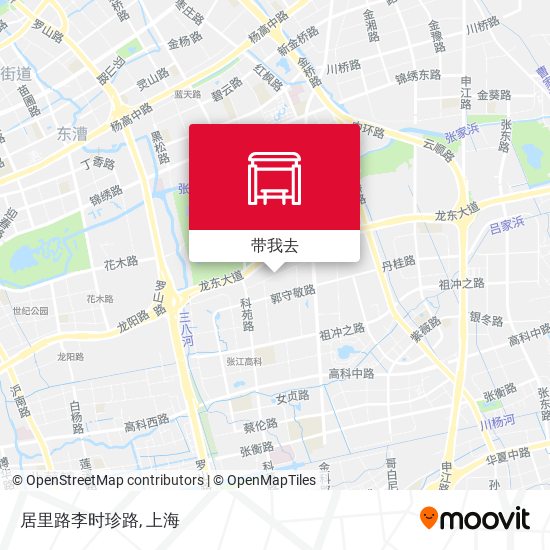 居里路李时珍路地图