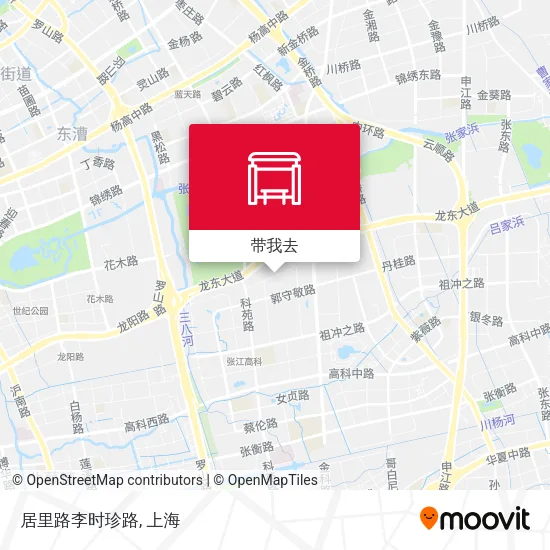 居里路李时珍路地图