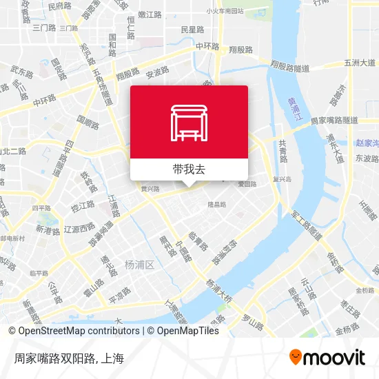 周家嘴路双阳路地图