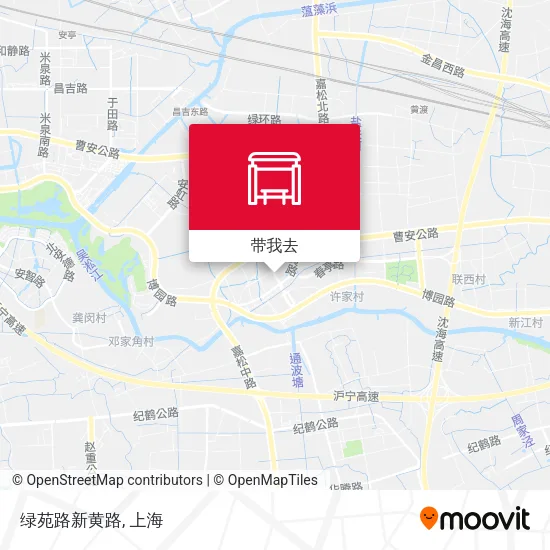 绿苑路新黄路地图