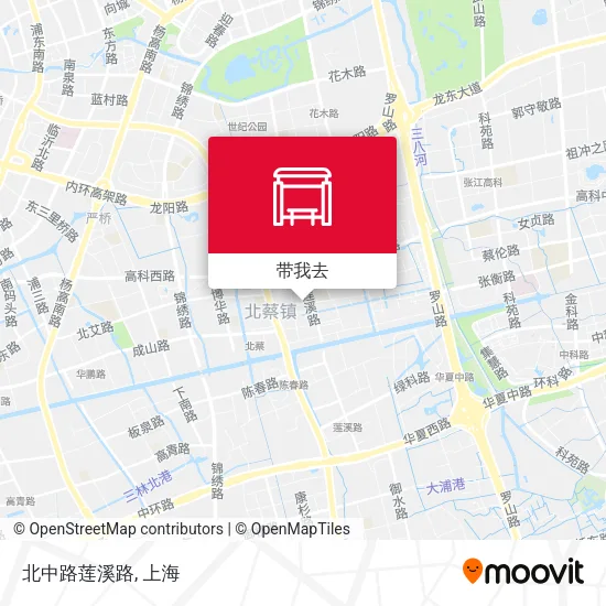 北中路莲溪路地图