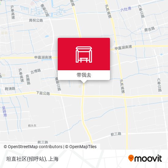 坦直社区(招呼站)地图