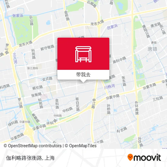 伽利略路张衡路地图