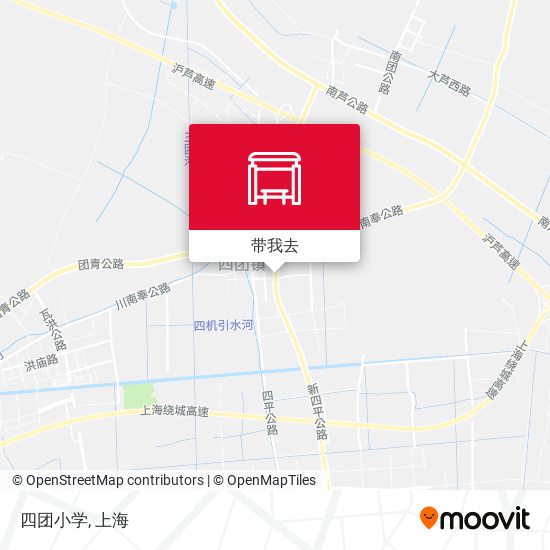 四团小学地图