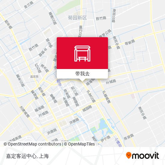 嘉定客运中心地图