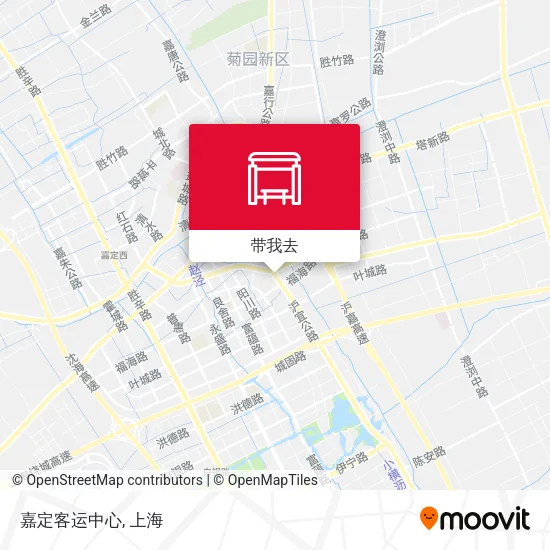 嘉定客运中心地图