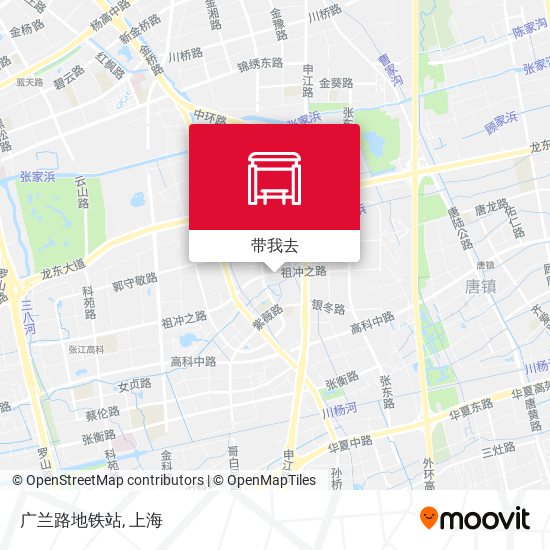 广兰路地铁站地图