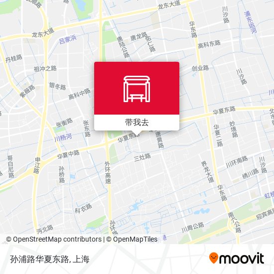 孙浦路华夏东路地图