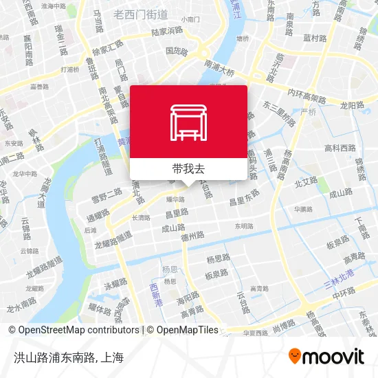 洪山路浦东南路地图