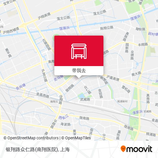 银翔路众仁路(南翔医院)地图
