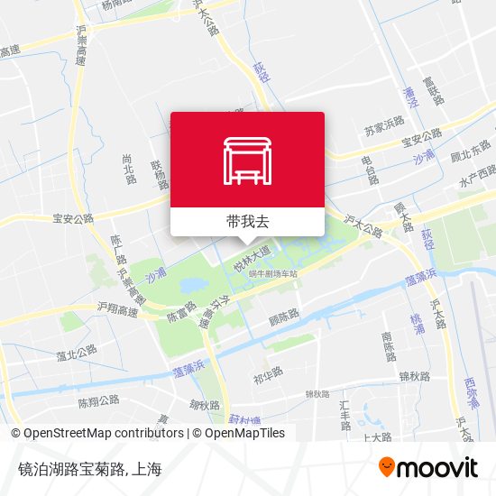镜泊湖路宝菊路地图