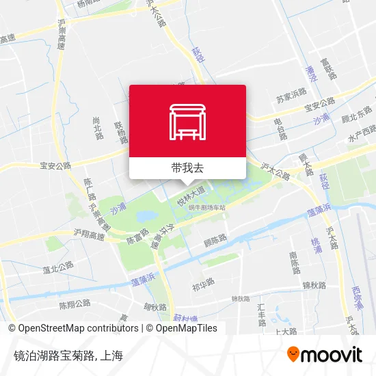 镜泊湖路宝菊路地图