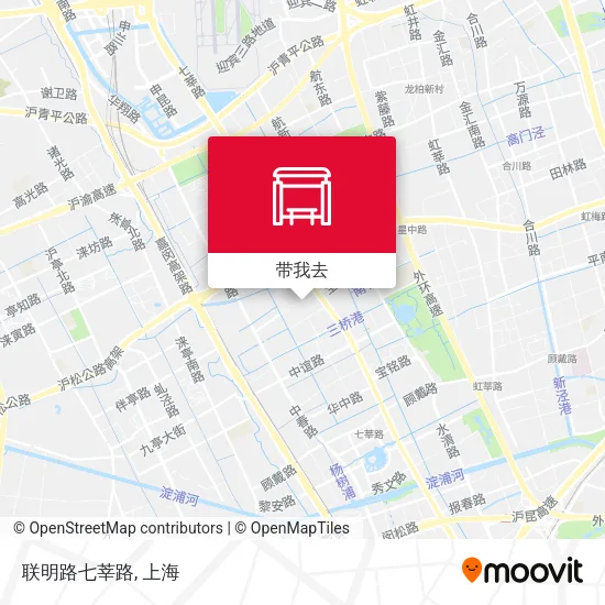 联明路七莘路地图