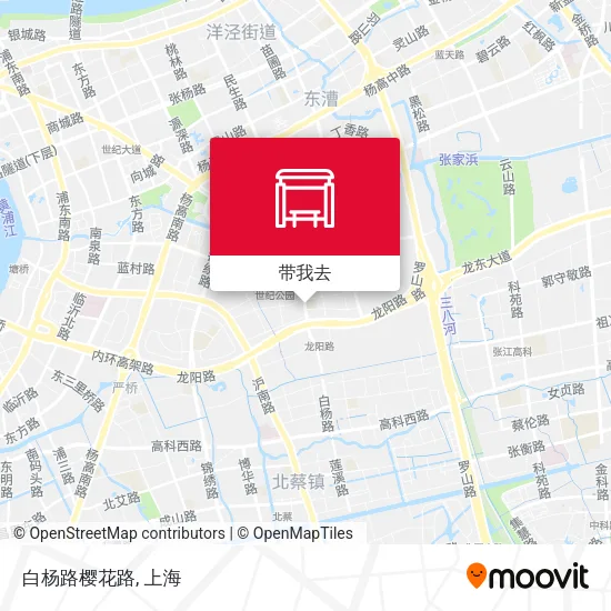 白杨路樱花路地图