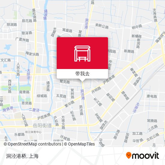 洞泾港桥地图