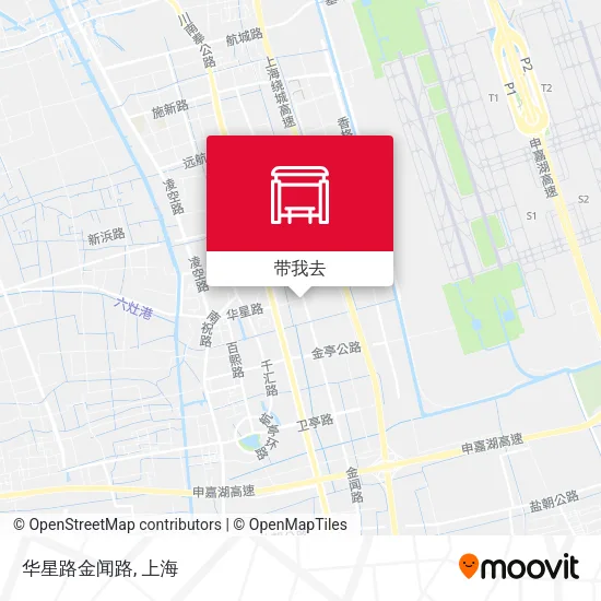 华星路金闻路地图