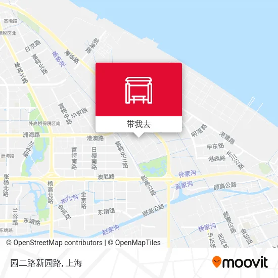 园二路新园路地图