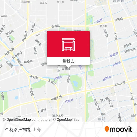 金葵路张东路地图