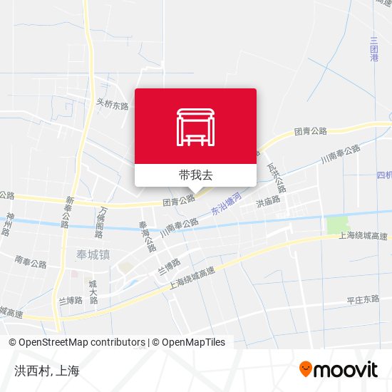 洪西村地图