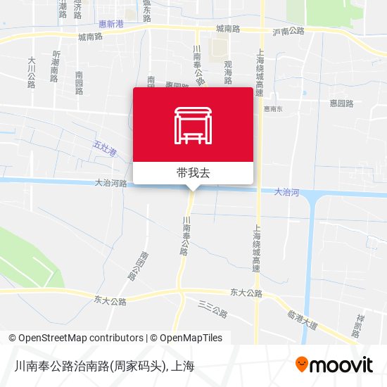 川南奉公路治南路(周家码头)地图