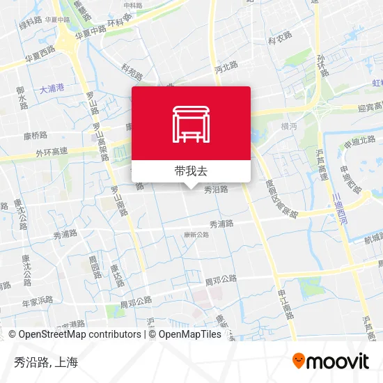 秀沿路地图