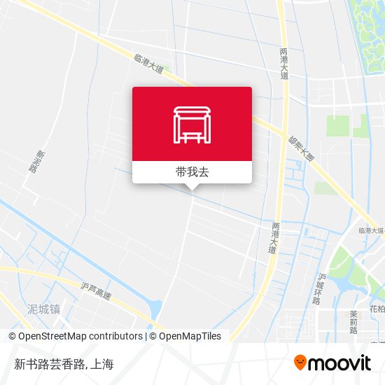 新书路芸香路地图