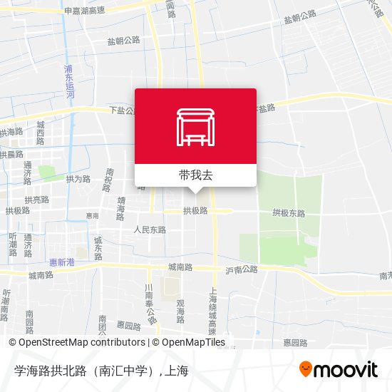学海路拱北路（南汇中学）地图