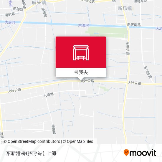 东新港桥(招呼站)地图