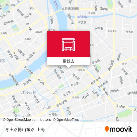 枣庄路博山东路地图