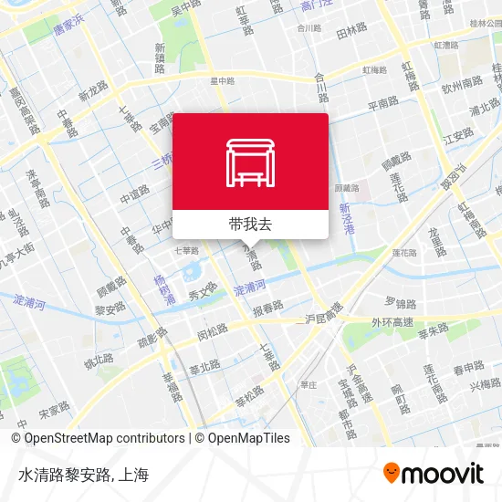 水清路黎安路地图