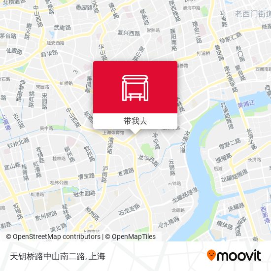 天钥桥路中山南二路地图
