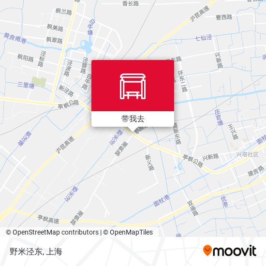 野米泾东地图