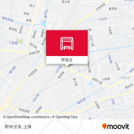 野米泾东地图