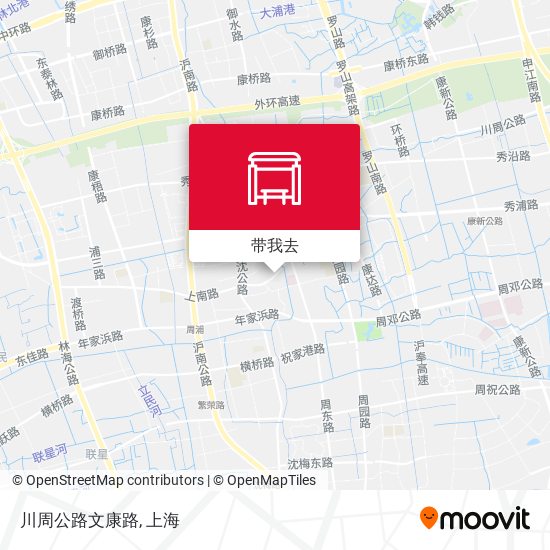 川周公路文康路地图
