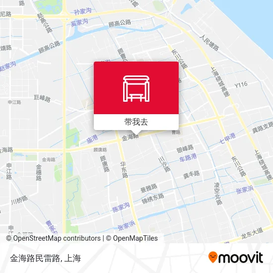 金海路民雷路地图