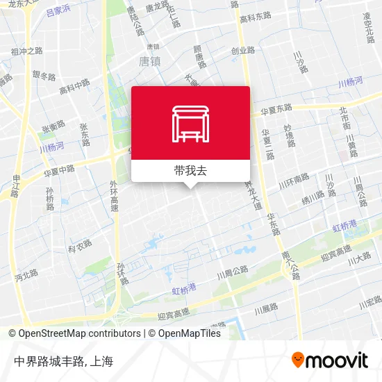 中界路城丰路地图