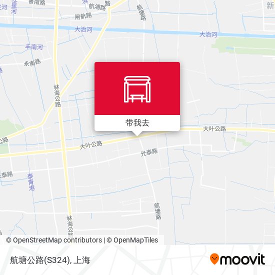 航塘公路(S324)地图