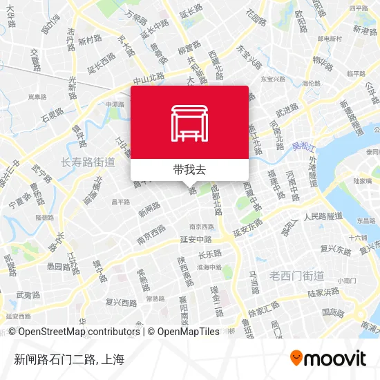 新闸路石门二路地图