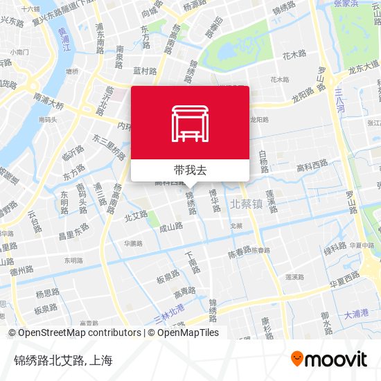 锦绣路北艾路地图
