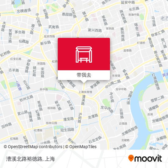 漕溪北路裕德路地图
