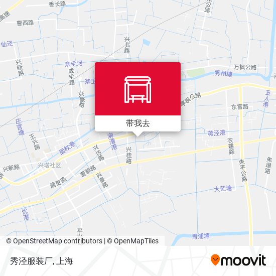 秀泾服装厂地图