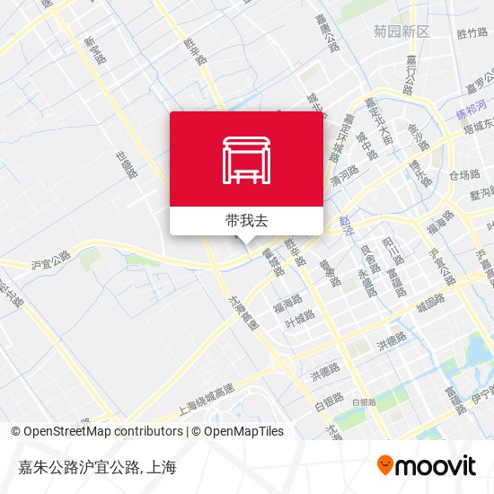 嘉朱公路沪宜公路地图