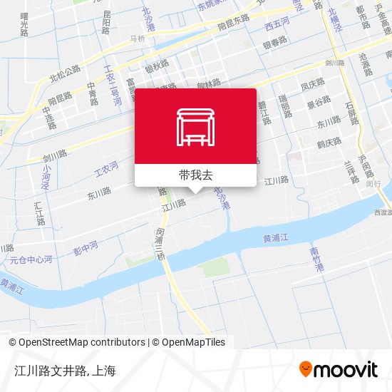 江川路文井路地图