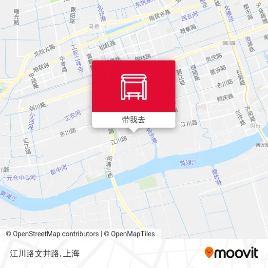 江川路文井路地图