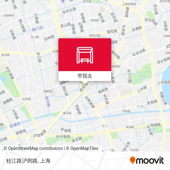 桂江路沪闵路地图