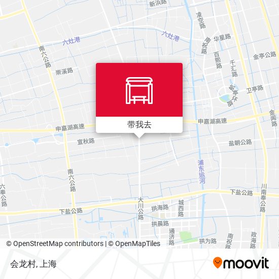会龙村地图