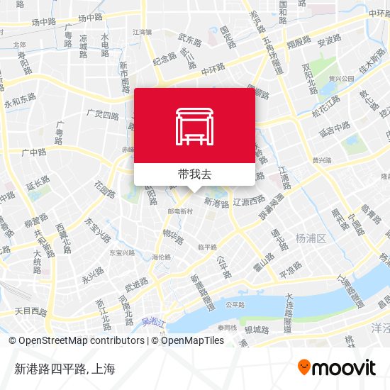 新港路四平路地图