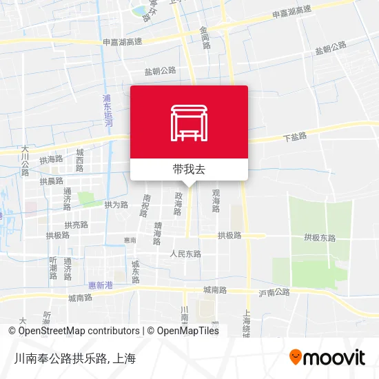 川南奉公路拱乐路地图